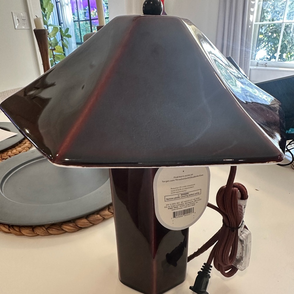 Ceramic Table Lamp Brown – Threshold
Studio McGee, Hexagon Base - Target 2025